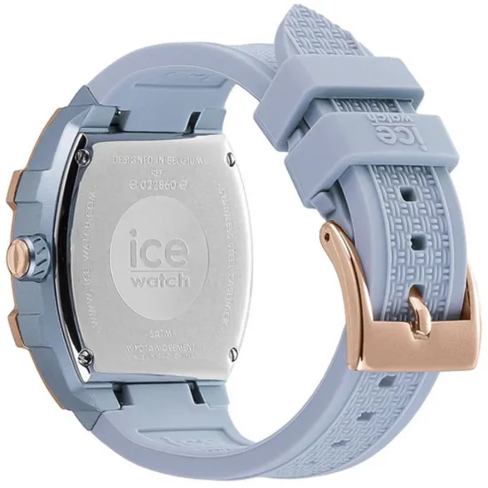 Ice Watch Damen Quarzuhr Ice Boliday Glacier Blue rosegoldfarben 022860