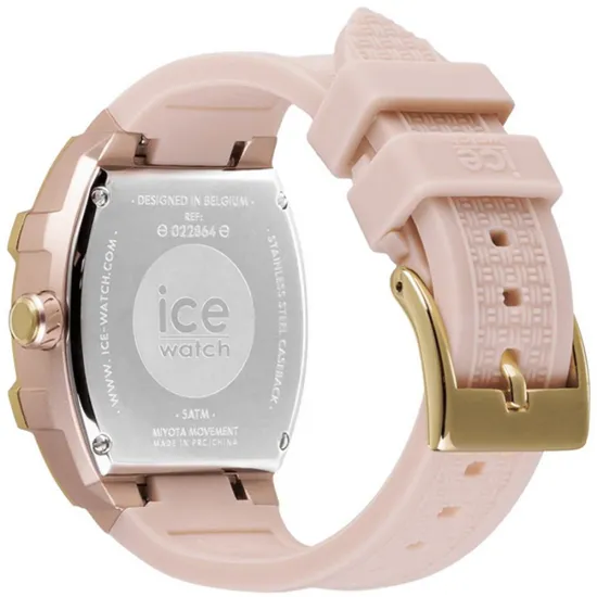 Ice Watch Damen Quarzuhr Ice Boliday zartrosa goldfarben 022864