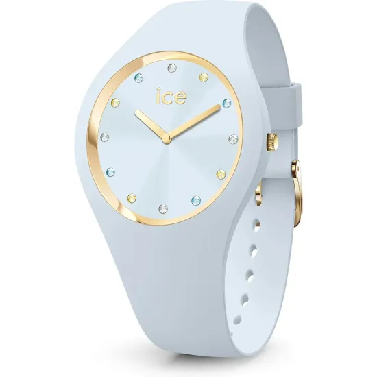 Ice Watch Damen Quarzuhr Ice Cosmos Clear Sky hellblau goldfarben 022360