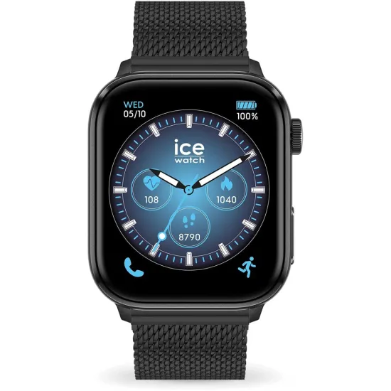 Ice Watch GPS Smartwatch 3.0 schwarz mit Milanaiseband schwarz 024300