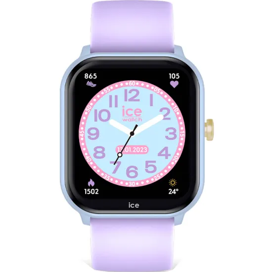 Ice Watch Junior 2.0 Smartwatch soft blue purple 022800