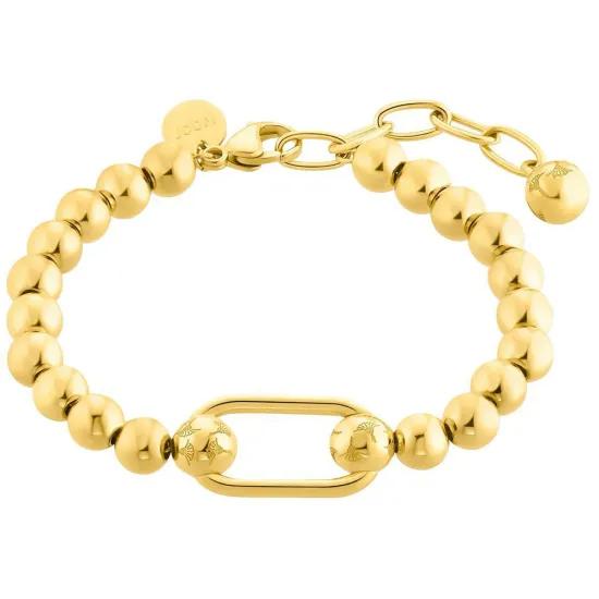 JOOP! Armband Edelstahl goldfarben mit Kugeln 2036802