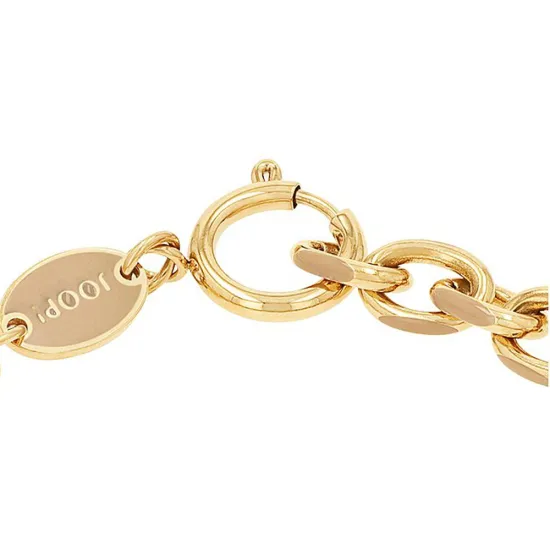 JOOP! Damenarmband Edelstahl goldfarben mit Emaille 2038026