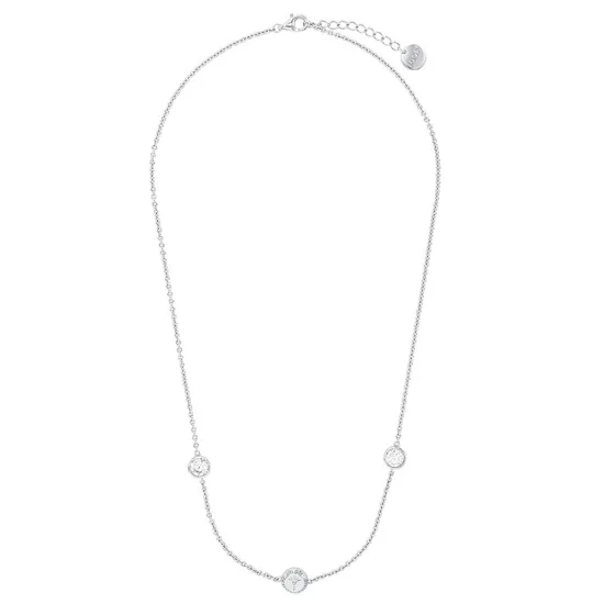 JOOP! Damenkette Silber 925 rhodiniert mit Zirkonias rund weiss 2038047