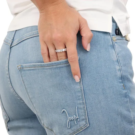 JOOP! Damenring Silber 925 mit weißen Steinen Größe 58 2038925