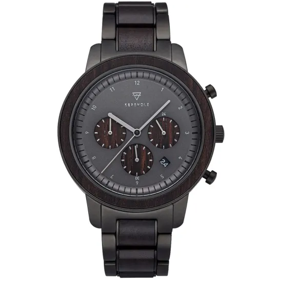 Kerbholz Herrenuhr Maximilian Sandalwood WATWMAX2603