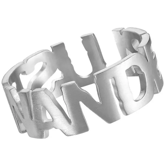 L'AMOTION Message Ring - WANDERLUST - Gr.55