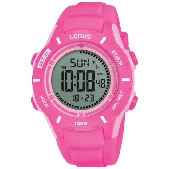 Lorus Kinderuhr digital pink