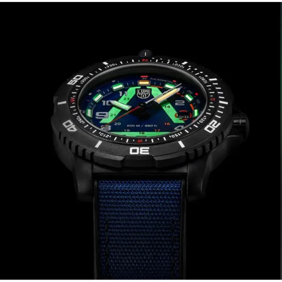 Luminox Ice-Sar 1080 Serie schwarz blau Carbonox Saphirglas XL.1083