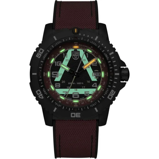 Luminox Ice-Sar 1080 Serie schwarz rot Carbonox Saphirglas Limited XL.1095
