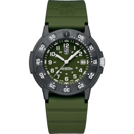 Luminox Navy SEAL Taucheruhr grün schwarz mit Resinband XS.3013.EVO.S
