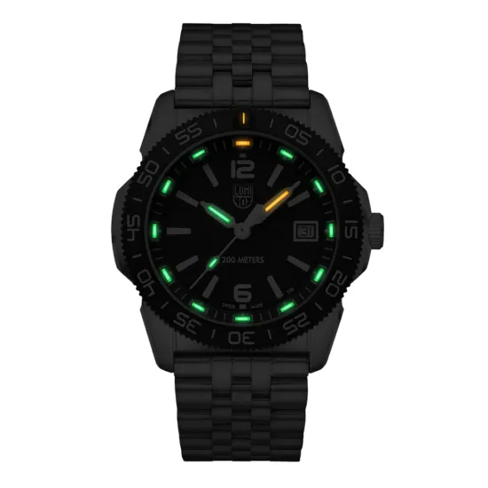 Luminox Pacific Diver Ripple Taucheruhr schwarz mit Edelstahlband XS.3122M