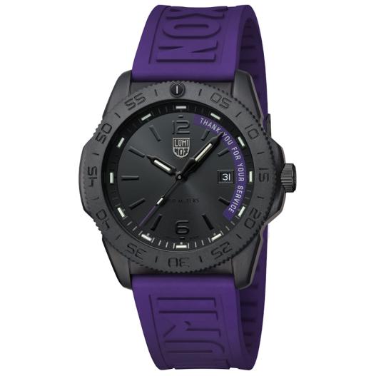 Luminox Pacific Diver SET Armbanduhr schwarz lila violett Limited XS.3121.BO.TY.SET