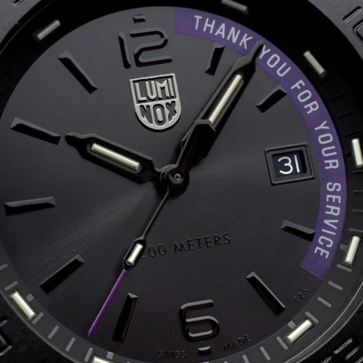 Luminox Pacific Diver SET Armbanduhr schwarz lila violett Limited XS.3121.BO.TY.SET