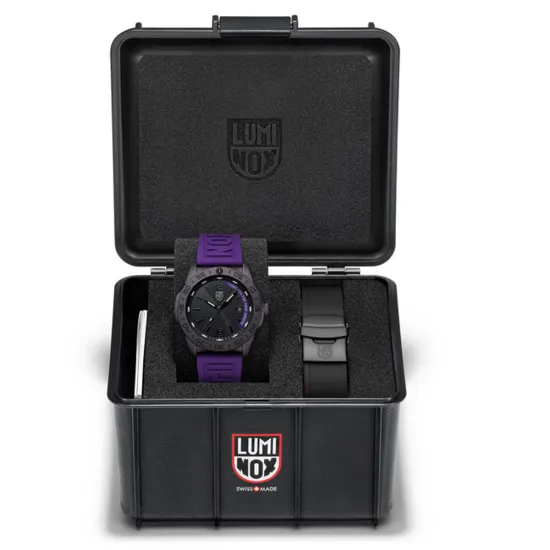Luminox Pacific Diver SET Armbanduhr schwarz lila violett Limited XS.3121.BO.TY.SET