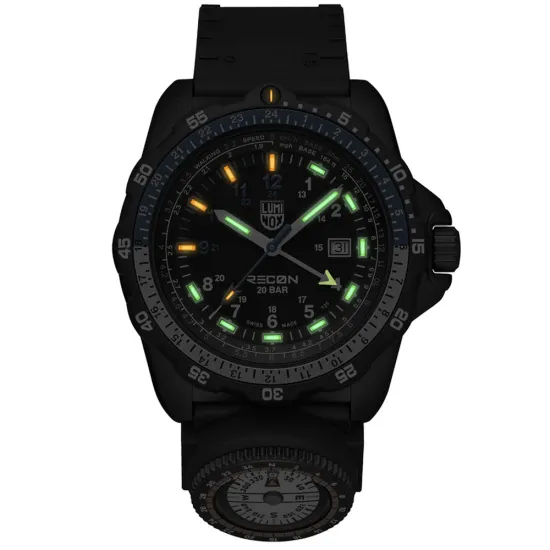 Luminox Recon Nav Spec GMT Outdoor Armbanduhr schwarz blau XL.8833