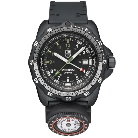 Luminox Recon Nav Spec GMT Outdoor Armbanduhr schwarz grün XL.8837.SET