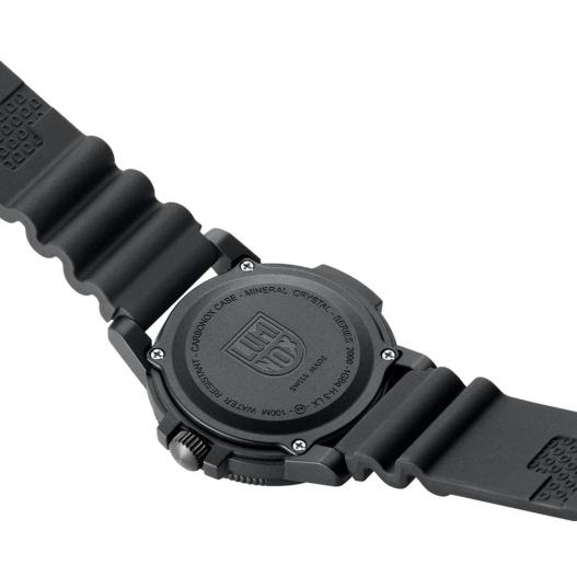 Luminox Sea Bass Armbanduhr mit Silikonband schwarz X2.2001.BO