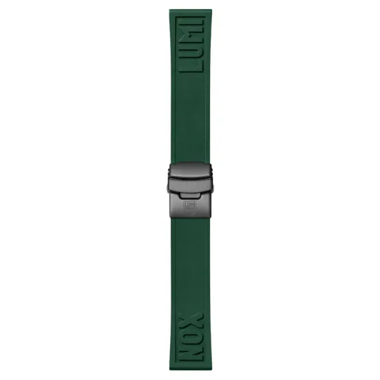 Luminox Uhrband dunkelgrün 24 mm Nitrilrubber mit schwarzer Schließe FPX.2406.61B.K