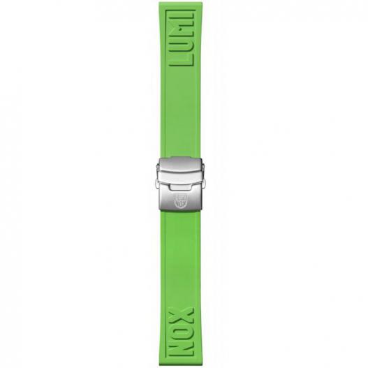 Luminox Uhrband Kautschuk grün mit Faltschließe 24 mm FPX.2406.60Q.K