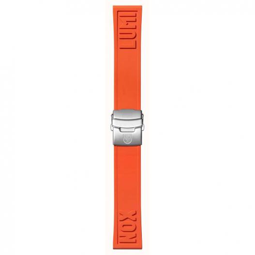 Luminox Uhrband Kautschuk orange mit Faltschließe 24 mm FPX.2406.35Q.K