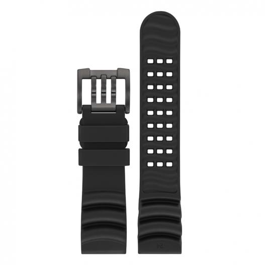 Luminox Uhrband Kautschuk schwarz für Serie Scott Cassel Deep Dive Automatic 1520 FPX.2403.20B.K