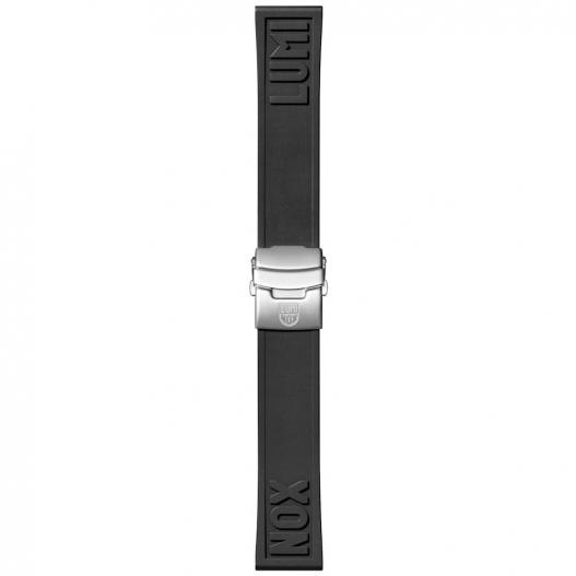Luminox Uhrband Kautschuk schwarz mit Faltschließe 24 mm FPX.2406.20Q.K