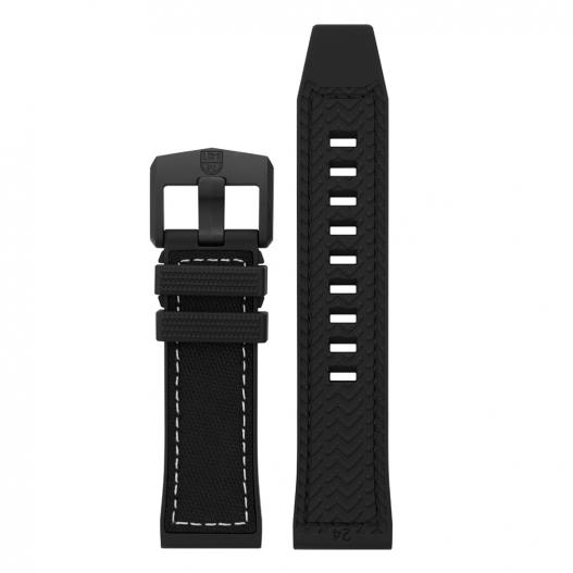 Luminox Uhrband Kautschuk/Textil schwarz für Serie ICE-SAR 1000 FPX.2404.20B.1.K