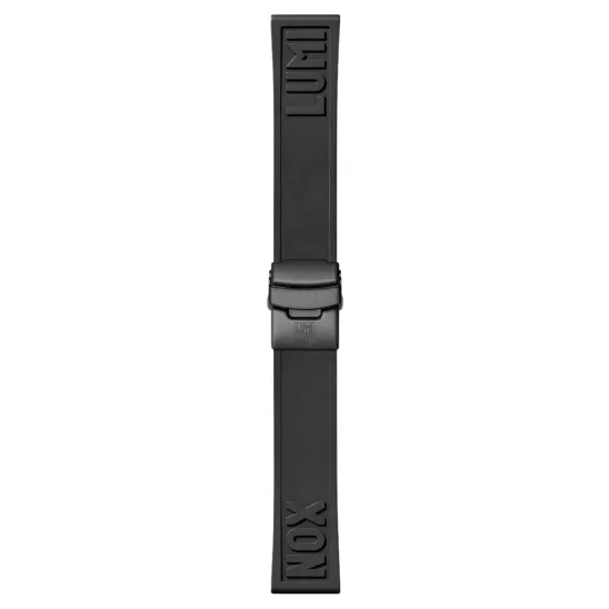 Luminox Uhrband schwarz 24 mm Nitrilrubber mit black ip Schließe FPX.2406.21B.K