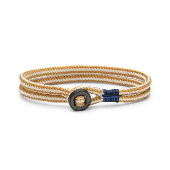 PIG & HEN Herren-Armband Don Dino Brown Beige Größe M