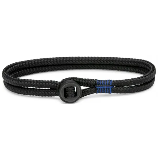 PIG & HEN Herren-Armband Don Dino Schwarz Größe L