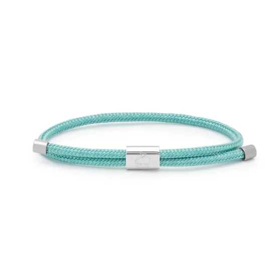 PIG & HEN Herren-Armband Little Levis Turquoise silver Größe M P32-165000-M