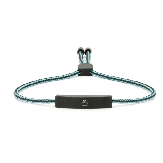 PIG & HEN Herren-Armband Mad Matt Türkis Navy black Größe M P39-265632-M