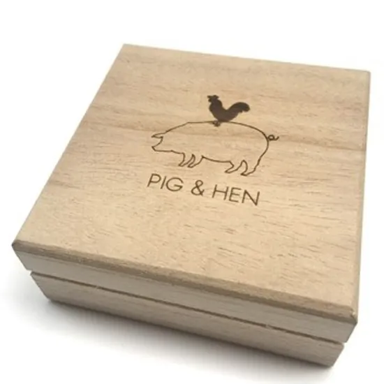 PIG & HEN Herren-Armband Sharp Simon navy blau silberfarben Größe L