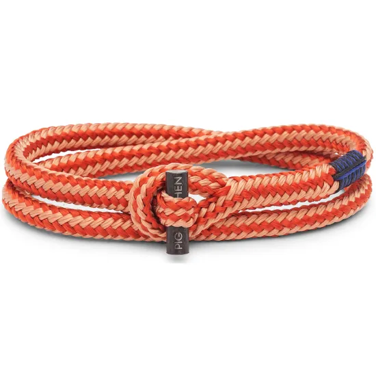 PIG & HEN Herren-Armband Tiny Tiny Größe L Old Pink - Coral Red