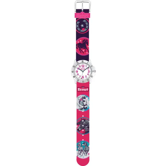 Scout Kinderuhr Action Girls pink, lila 280378015