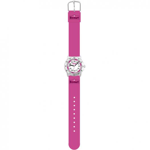 Scout Kinderuhr Action Girls Textilband pink 280378011