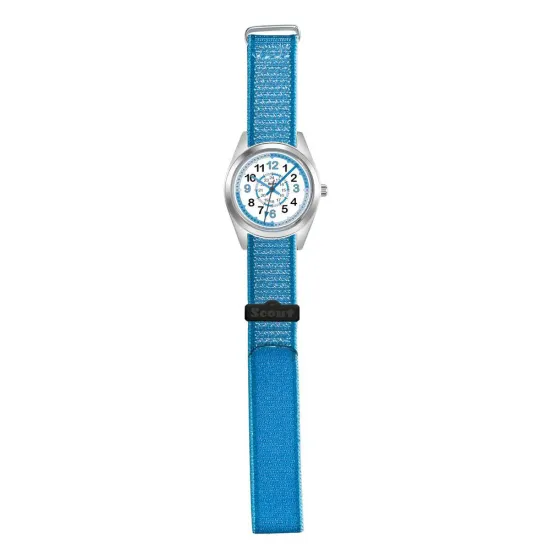 Scout Kinderuhr Classic Lernzifferblatt blau 280309008