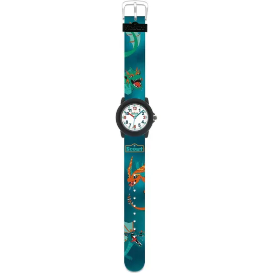 Scout Kinderuhr Crystal Dino grün, blau 280305044