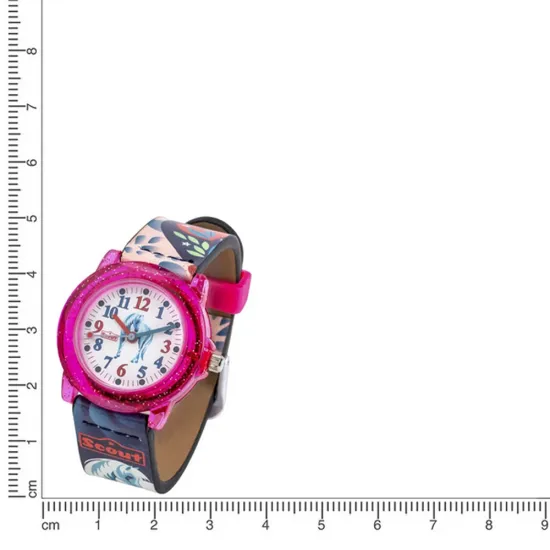 Scout Kinderuhr Crystal Pferd blau rosa 164000018