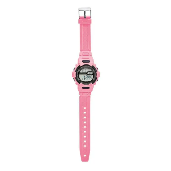 Scout Kinderuhr digital Kunststoffband rosa 165000004