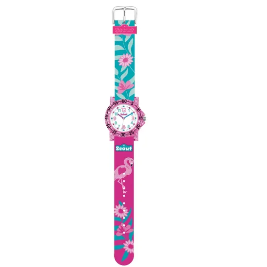 Scout Kinderuhr girls The IT Collection pink, grün 280375019