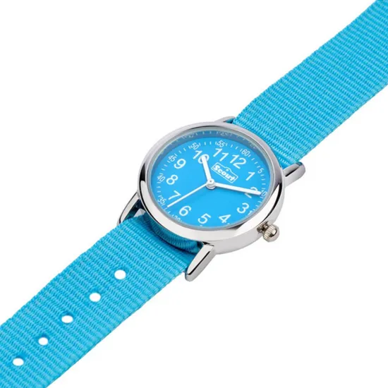 Scout Kinderuhr Start Up hellblau Textilband 164000006