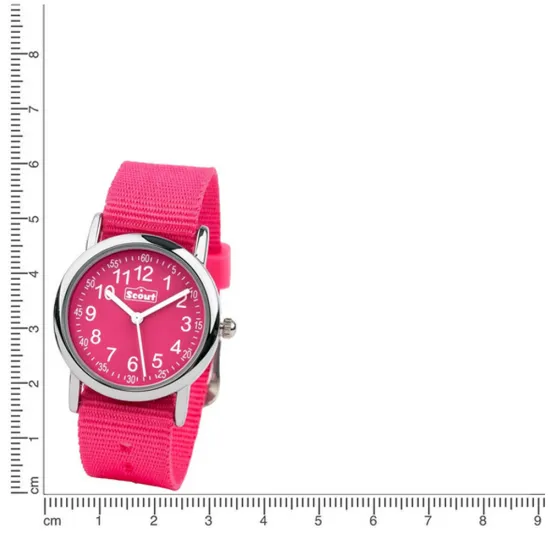 Scout Kinderuhr Start up pink Textilband 164000004
