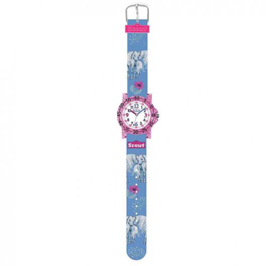 rosa Scout Collection Pferd The Kinderuhr Amici 280375027 blau IT