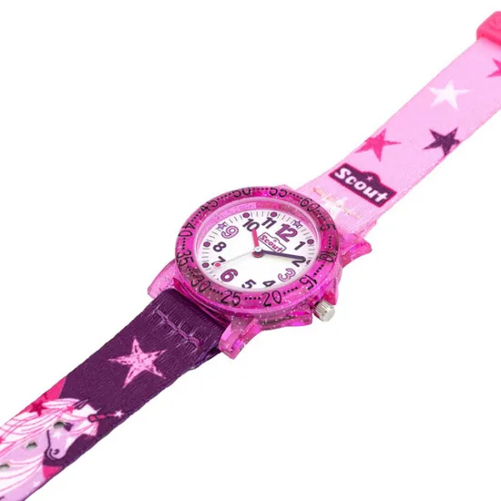 Scout Kinderuhr The IT Collection Einhorn pink lila 164000029