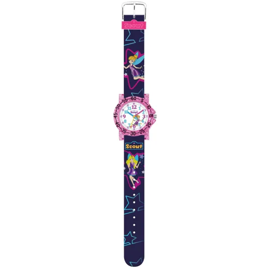 Scout Kinderuhr The IT Collection Elfe blau pink 280375029