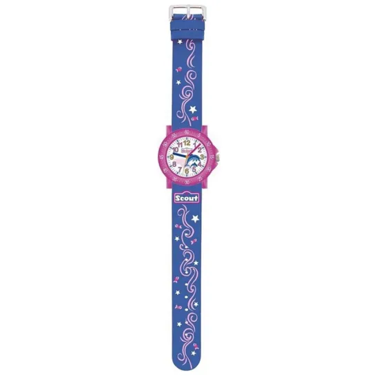 Scout Kinderuhr The IT Collection pink blau Delfin 280375001
