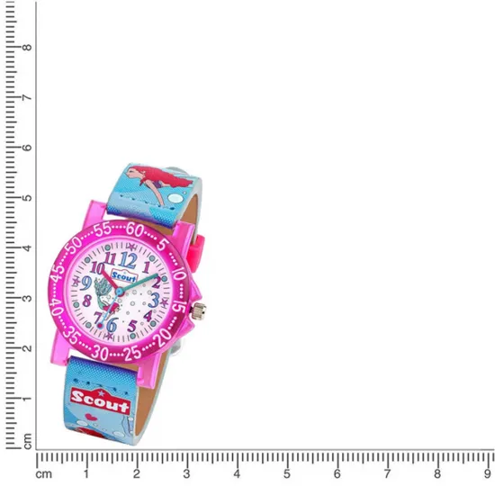 Scout Kinderuhr The IT Collection pink blau Nixe Wasserwelt 164000032