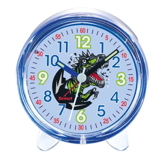Scout Kinderwecker Jungen Favorit Dino blau 280001032